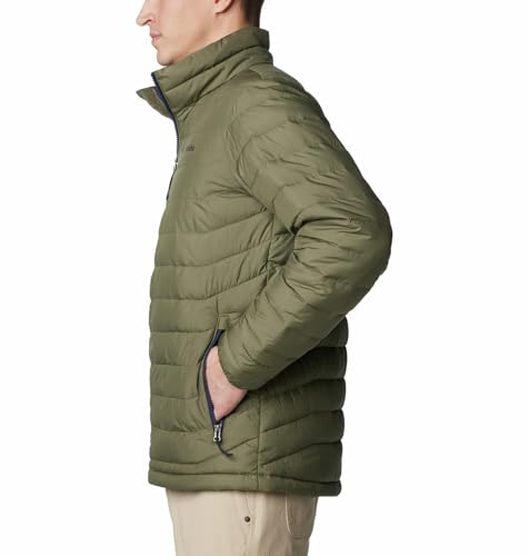 Columbia Mens Powder Lite II Jacket, Stone Green, S