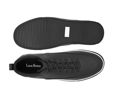 LOUIS STITCH Midnight Black Sneaker for Men | Comfortable Sneaker | LSP-SNK-AVI013-JB | UK-10
