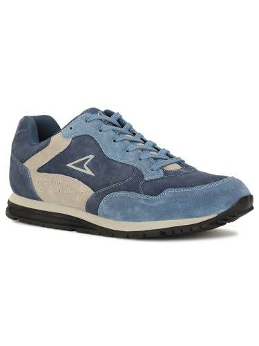 Power Extreme Leather Men's Blue Sports Shoes - 10 UK (8369000)