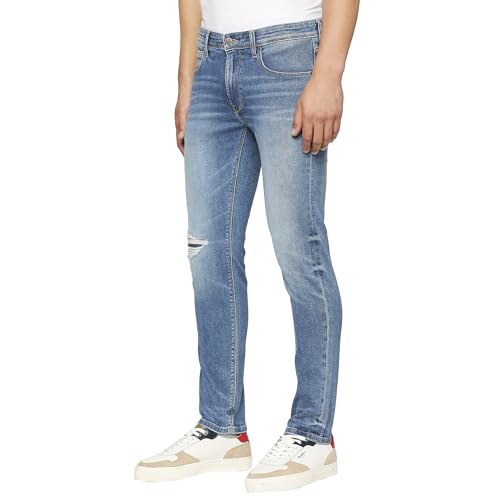 Pepe Jeans Men's Slim Jeans (PM207484J671_MED Used_Light Indigo Blue