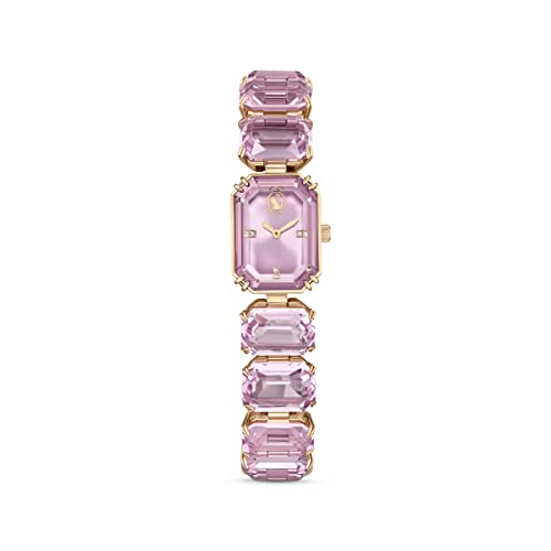Swarovski Watch, Octagon Cut Bracelet, Pink, Rose Gold-Tone Finish