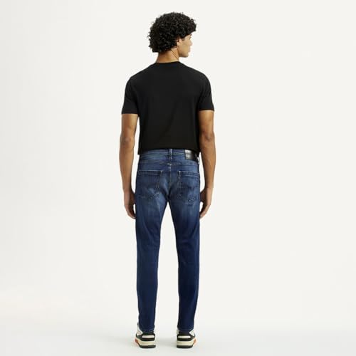 Levi's Men's Mid Indigo Slim Tapered Fit Mid Rise Jeans, 002K7-0005, 34