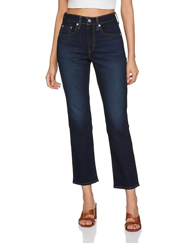 Levi's Women's Straight Jeans (001UF-0002_Blue_32)