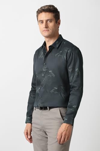 Van Heusen Men's Slim Fit Shirt (VDSFESLFN16242_Navy