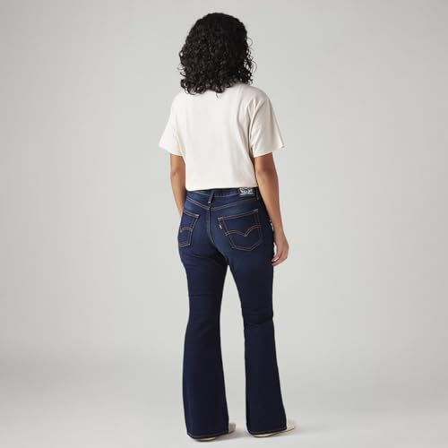 Levi's Women's 726 Dark Indigo Flared Fit High-Rise Jeans