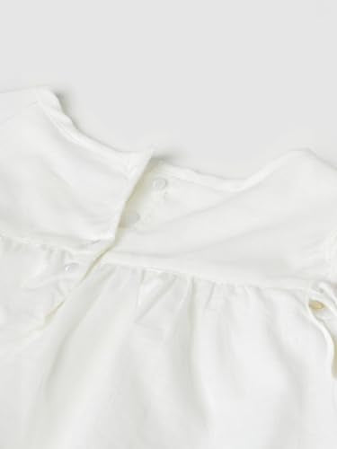 Max Girls Schiffili A-line Top(White_3-4 Y)