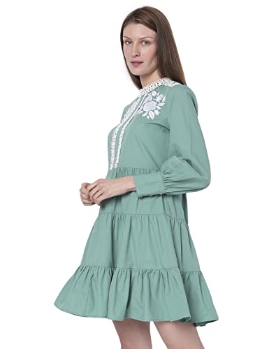 VERO MODA A-line Fit Dress (10299554_Wasabi_S)