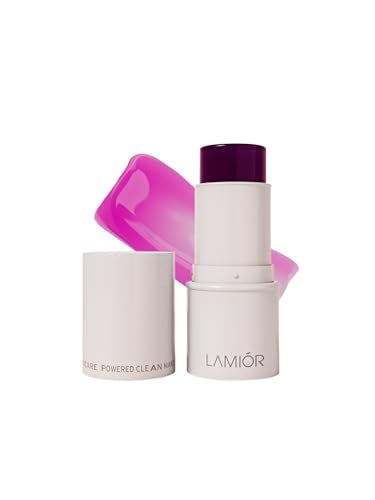 LAMIOR Bouncy Jelly Lip & Cheek Stain - Orchid Haze | 90% Natural, Hydrating, Buildable Color | Skincare-Powered, Vegan, Cruelty-Free, Non-Comedogenic & Long-Lasting