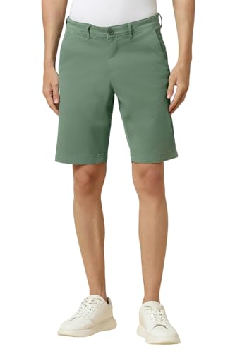 Allen Solly Men's Bermuda Shorts (ASSRQSMFJ18111_Green