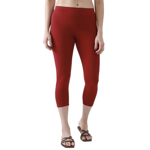 Biba Women Maroon Skinny Legging_XL