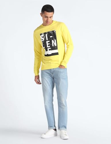 Graphic Print Cotton Sweatshirt