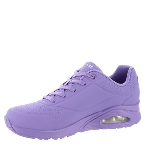 Skechers Women's Uno- Stand On Air Sneaker, Lilac, 8