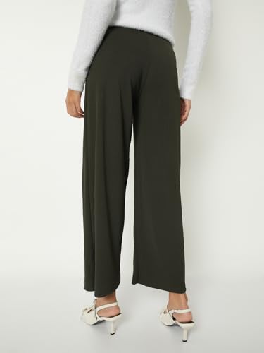 Max Women Ribbed Trousers (Green_L)
