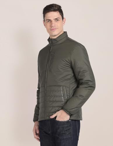 U.S. Polo Assn. Solid Zip Up Quilted Jacket