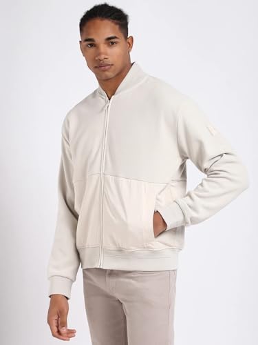 Solid Regular Fit Polyester Jacket