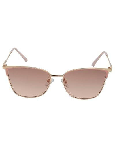 Carlton London Gold & Pink Toned with UV Protected Lens Cateye Sunglass for women