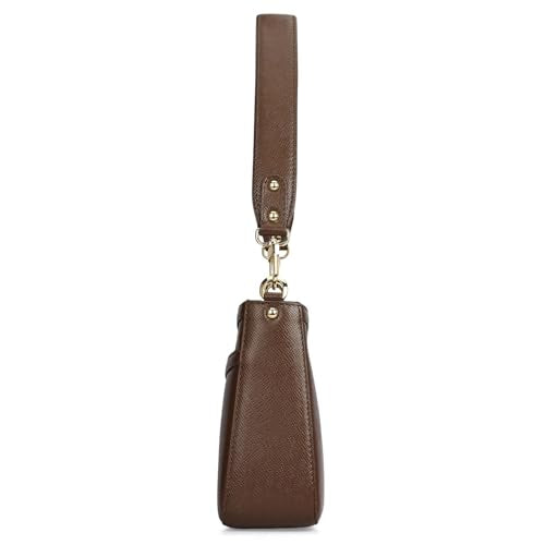 Da Milano Leather Shoulder Bag for Women - Brown (00749OL)