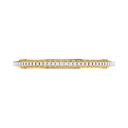 PC Jeweller 14k (585) Yellow Gold and Solitaire Bangle for Women