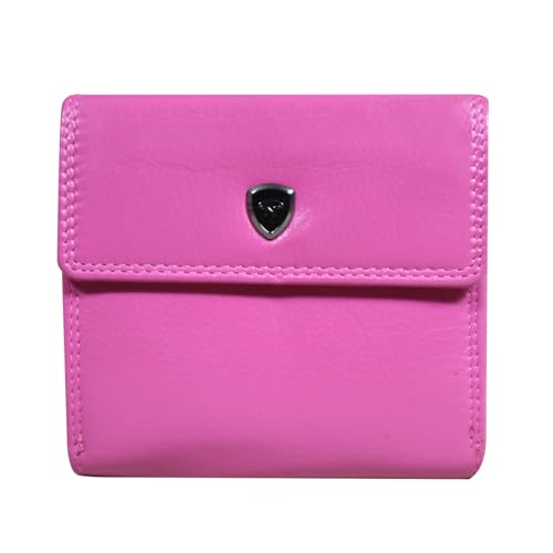 Calfnero Genuine Leather Women's Wallet-Women's Purse (Pink)