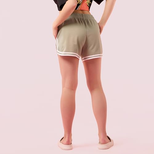 Enamor Women's Boxer Shorts (E702_Jade