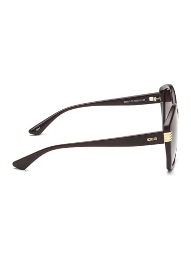 IDEE 100% UV protected sunglasses | Women | Pentagon | Full Rim | Gradient | Pink-Frame | Grey-Lens | Large