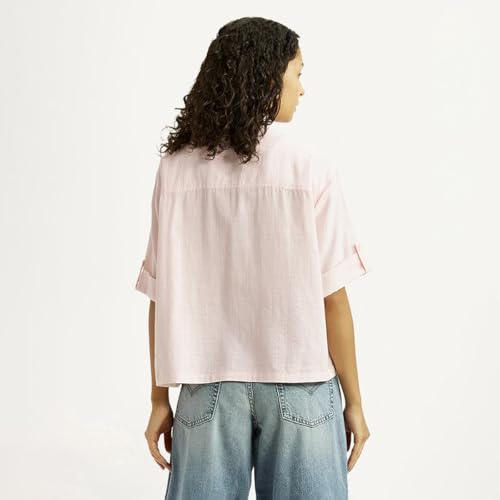 Levi's Women's Solid Regular Fit Shirt