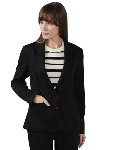 VERO MODA Women's Regular Fit Black Blazer