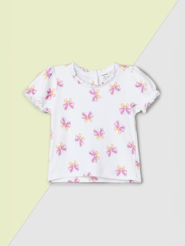 Max Girls Assorted Tops- Pack of 2 (Pink_18-24 M)