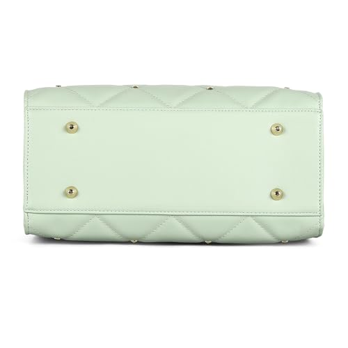 Lavie Luxe Women's Stud Shelly Satchel Bag for Women | Satchel Handbag for Work | Ladies purse | Stylish Shoulder Bag | Gift for Women