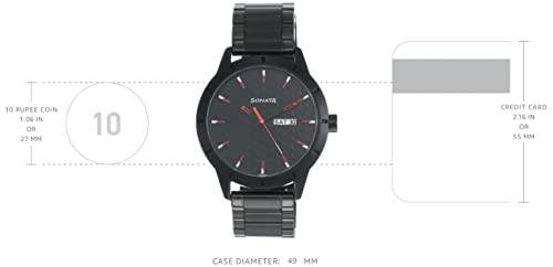 Sonata Nxt Analog Black Dial Men's Watch-NN7137AM02/NP7137AM02