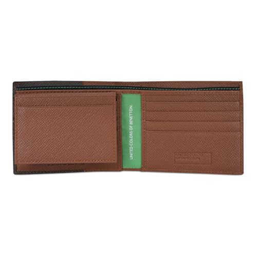 UNITED COLORS OF BENETTON Jacobo Leather Men's Casual Wear Two Fold Wallet (Brown, Free Size)