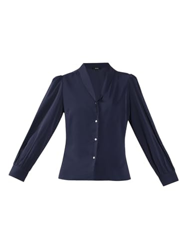 VERO MODA Women's Regular Fit Navy Shirt