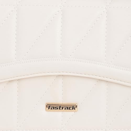 Fastrack Structured Quilted Sling Bag For Women, Ladies and Girls | Made Up of Premium Semi PU Leather Material