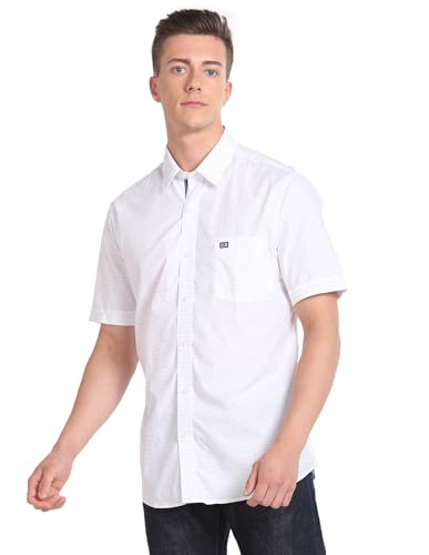 Arrow Men's Slim Fit Shirt (ASAFSH1411_White