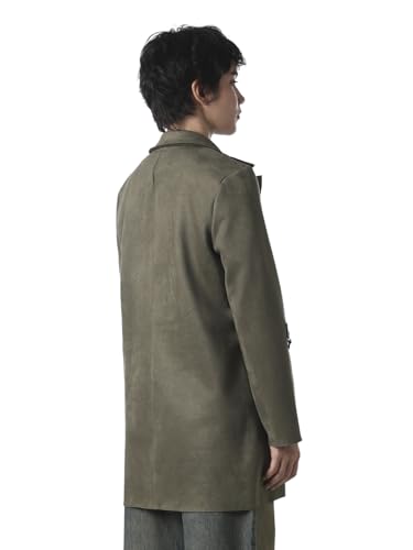 ONLY Women's Solid Regular Fit Green Coat