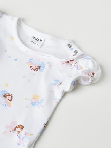Max Girls Printed Top - Pack of 2 (Blue_6-12 M)