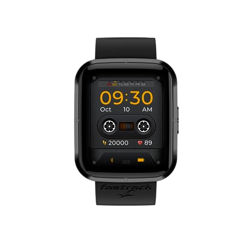 Fastrack Reflex Zingg with 1.69" UltraVU Display|SingleSync BT Calling|100+ Sports Mode|Multiple Menu Styles|E-Card Storage|Customizable Shortcuts|24x7 HRM|SpO2 & Sleep Monitor