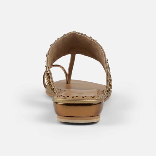 Mochi Women Chappals UK/8 EU/41(35-2114)