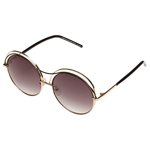 French Connection Gradient Round Women's Sunglasses -(FC 7428 C1 58 S_LC |58| Grey Color Lens)