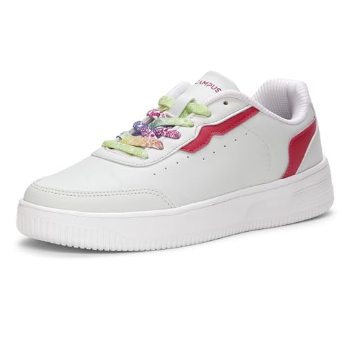Campus Women's OGL-10 WHT/Rani Sneakers - 5UK/India OGL-10