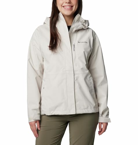 Columbia Womens Hikebound II Rain Jacket, Dark Stone, XXL