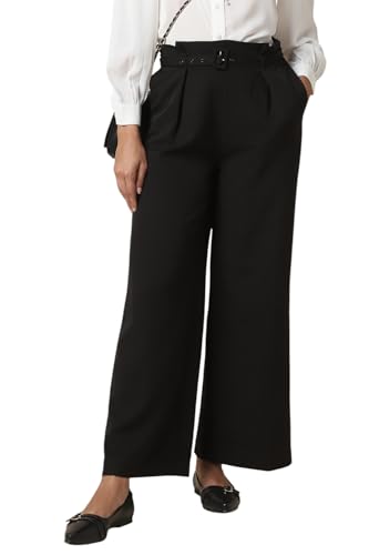 Allen Solly Women's Regular Casual Pants (AHTPWRGF062916_Blue