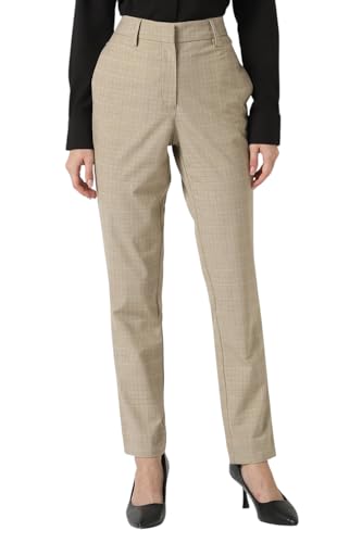 Van Heusen Women's Regular Casual Pants (VWTFCRGB821761_Beige
