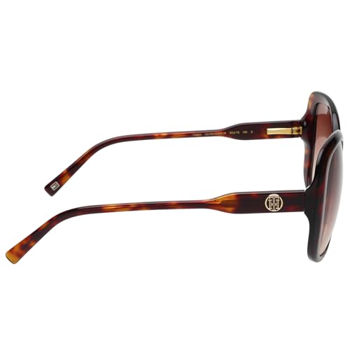 Tommy Hilfiger|Brown Full-rim Frame Square Sunglasses|100% UV Protected (Uv 400) Brown Gradient Faded Lens|Women's | Medium | TH 2621 C2 HAVGDBR 53 S