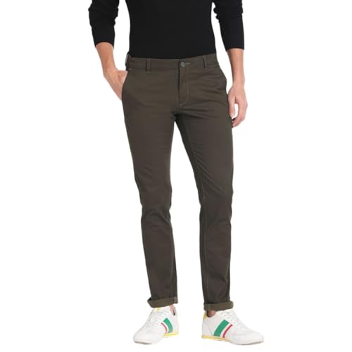 U.S. Polo Assn. Men's Slim Casual Pants (USTRO0609D_Olive