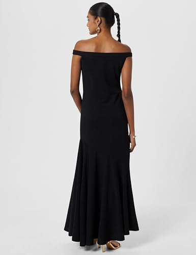 Marie Claire Women's Polyester a-line Standard Length Casual Dress (Mc10303-M_Black_M)