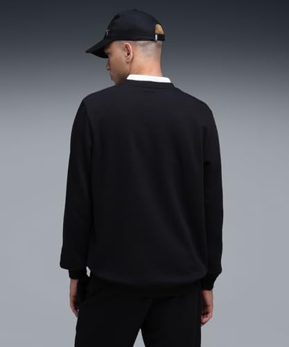 PUMA , Men, ESS ELEVATED Logo Crew Sweat, Black, L (69078301)
