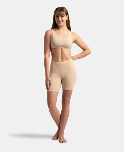Jockey Women's Super Combed Cotton Elastane Stretch Shorties with Inner Waistband & StayFresh Technology_Style_1529_Skin_L
