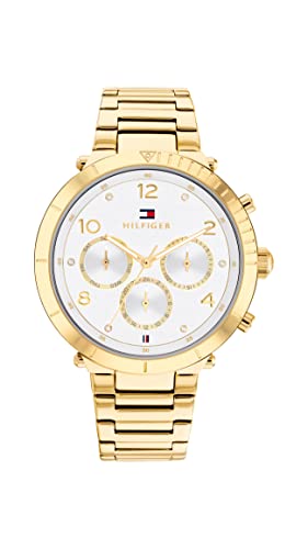 Tommy Hilfiger Silver White Dial Round Shaped Casual Women Watch_TH1782490W