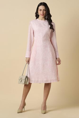 Women Pink Print Casual Dress